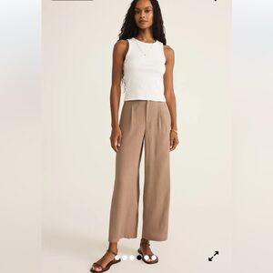 Z supply vista linen pants iced coffee size small NWT